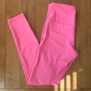 Zyia 7/8 leggings size 4. Bubble gum pink
